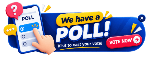 We have a poll. Vote now.